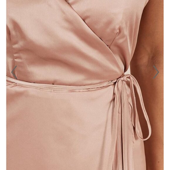 Showpo Mine Would Be You Wrap Midi Dress - Picture 3 of 5